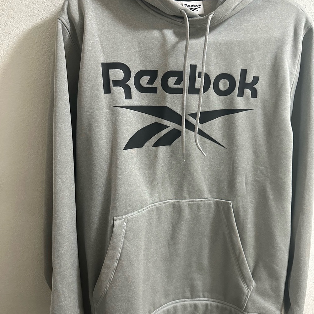 Reebok Men's Light Gray Hoodie